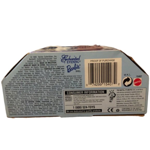 1995 Enchanted Evening Barbie- Unopened & Box (Good Condition) - Picture 2 of 8